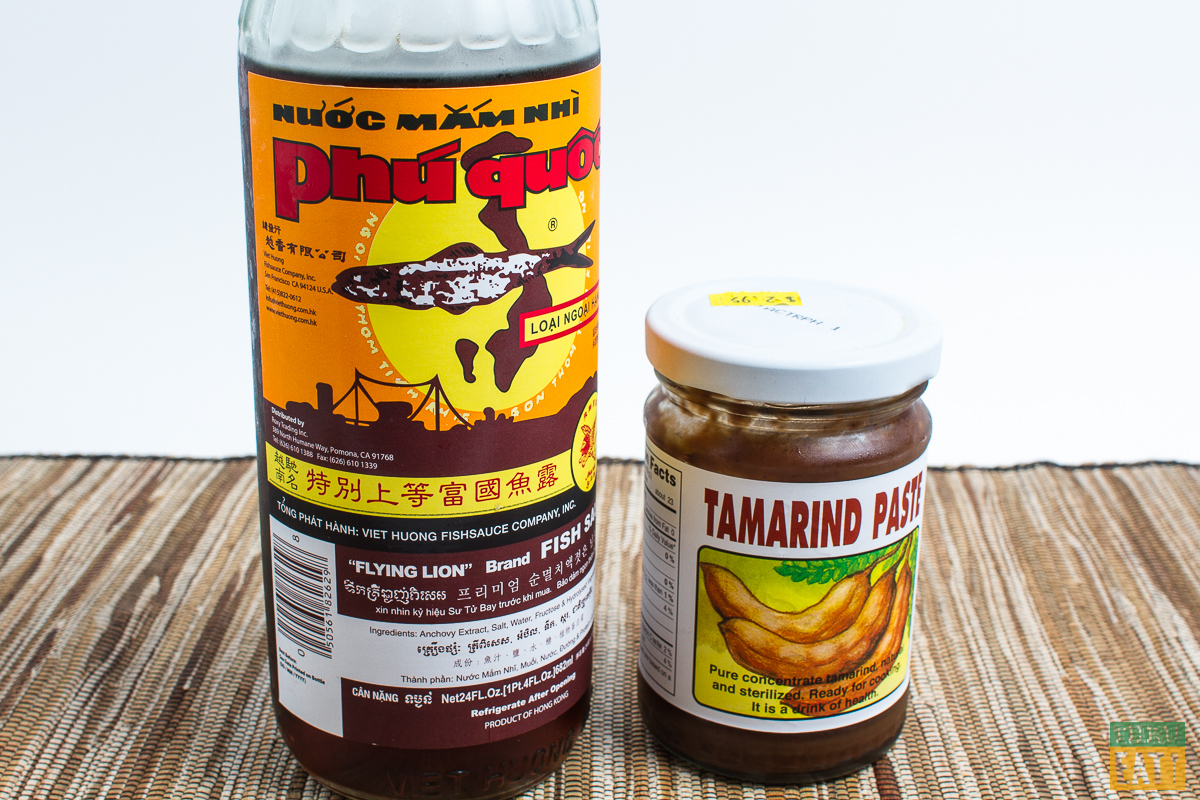 fish sauce and tamarind paste