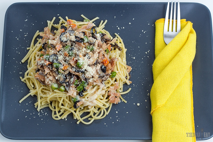 You can get gourmet on the trail cooked dehydrated Turkey Tetrazzini