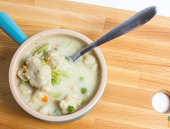 Dehydrated chicken and dumplings