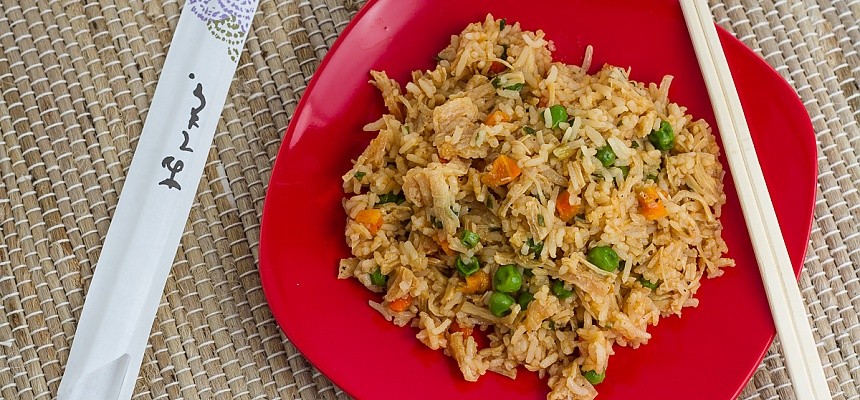 dehydrated chicken fried rice for backpacking