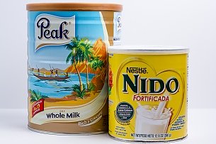 peak milk powder and nido milk powder