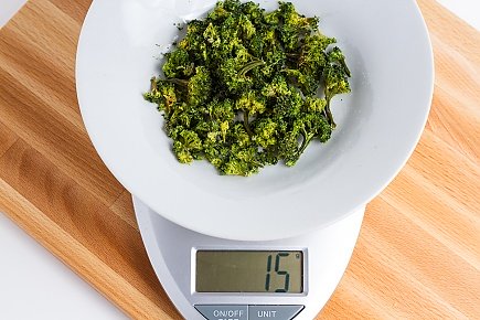 15 grams of dehydrated broccoli